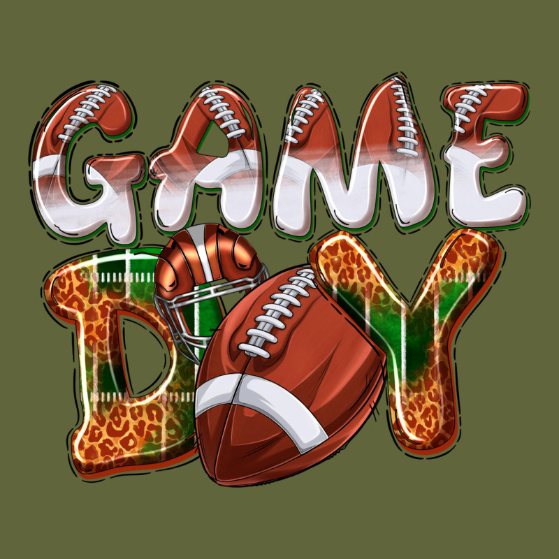 Game Day Leopard Football Classic Tee by NancyCooperArtShop | Teevron