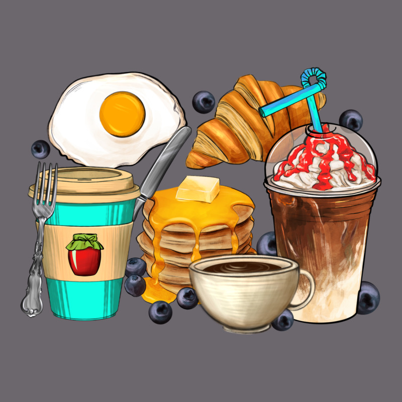 Breakfast Coffee Cups Premium Sweatshirt by Artiststas | Teevron