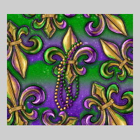 Mardi Gras Fleur De Lis Premium Tee | Teevron