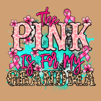 The Pink Is For My Grandma Cancer Awareness Vintage Tee | Teevron