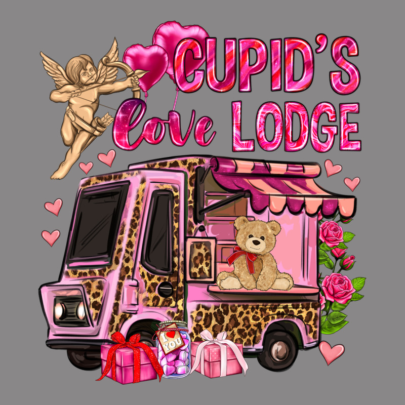 Cupid's Love Lodge With Truck Valentine's Day Vintage Tee by HowdyJamesFarm | Teevron