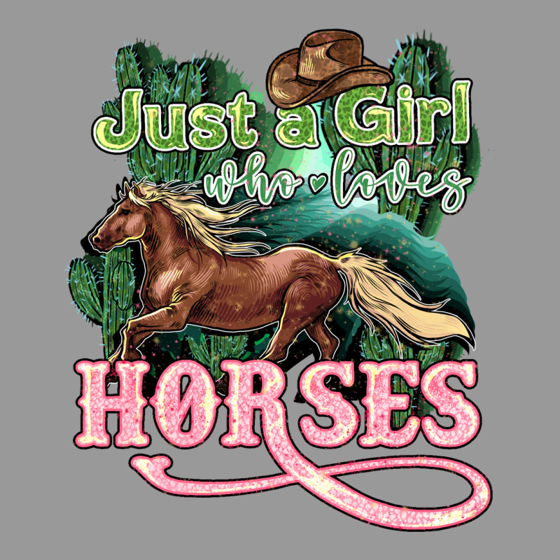 Just A Girl Who Loves Horses Vintage Hoodie by HowdyJamesFarm | Teevron