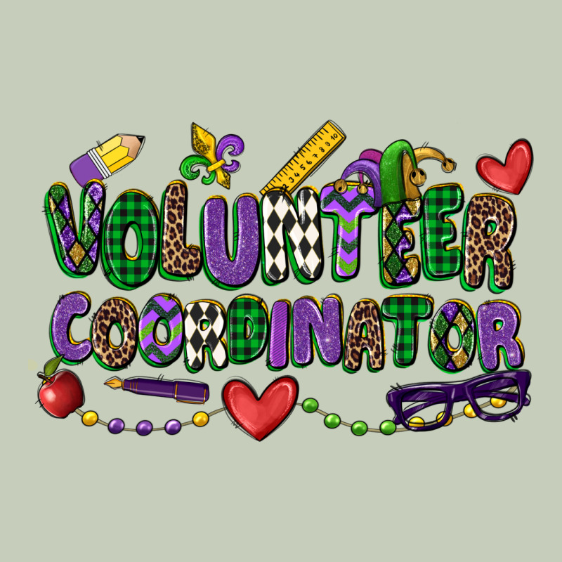 Volunteer Coordinator Mardi Gras Cowgirl Long Sleeve Tee by CowGirlArtShop | Teevron