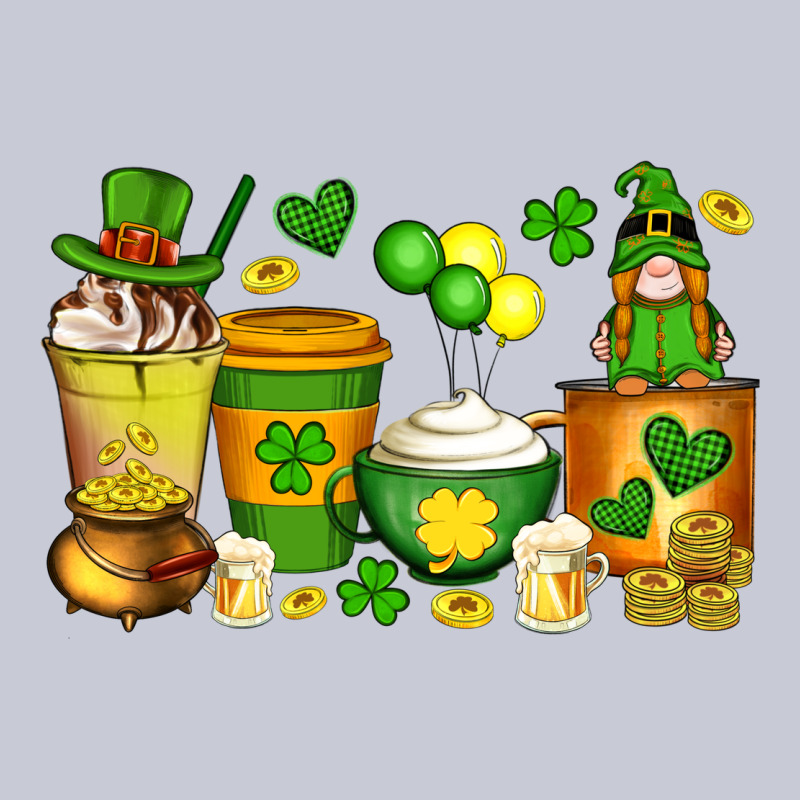 St Patrick's Day Coffee Cups With Gnome Heavyweight Hoodie by Artiststas | Teevron