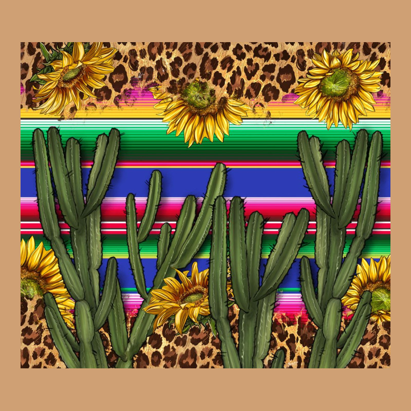 Western Desert With Leopard And Sunflowers Tumbler Tbs Vintage Tee by TumblerDesignByShophia | Teevron