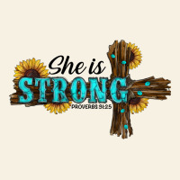 She Is Strong Western Cross Vintage Tee | Teevron