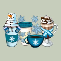 Winter Coffee Cups Ladies Tee | Teevron