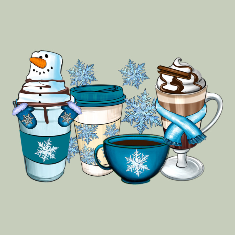 Winter Coffee Cups Ladies Tee by Artiststas | Teevron