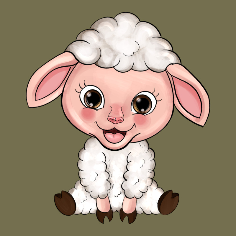 Cartoon Lamb Vintage Hoodie by HowdyJamesFarm | Teevron