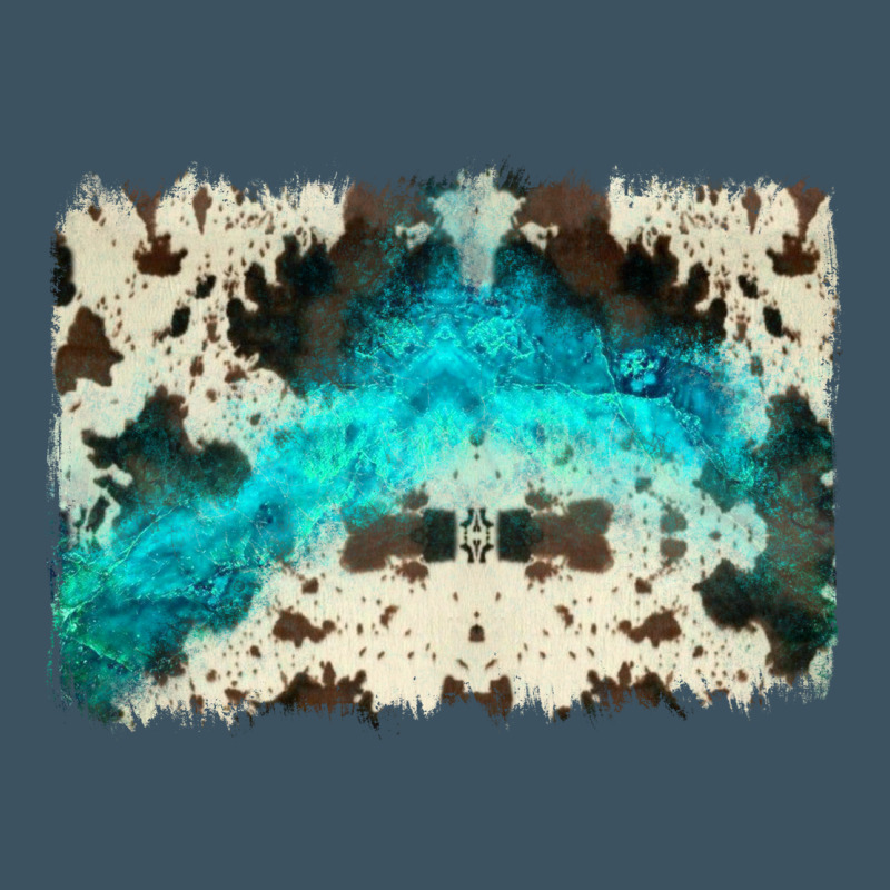 Turquoise, Cowhide Backgraund Urban Heavy Tee by JahusDesignShop | Teevron