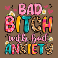 Bad Bitch With Bad Anxiety Premium Tee | Teevron