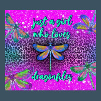 Just A Girl Who Loves Dragonfiles Urban Heavy Tee | Teevron
