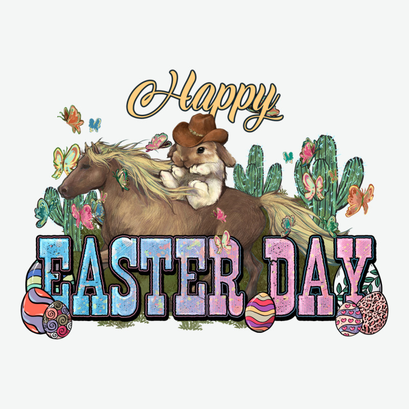 Happy Easter Day Rodeo Urban Heavy Tee by HowdyJamesFarm | Teevron
