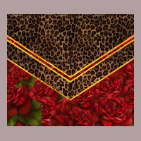 Red Roses With Leopard Vintage Hoodie | Teevron