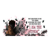 i am the storm with girl and butterflies | Teevron