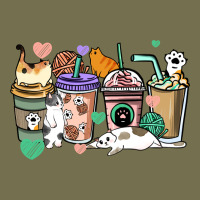 Cat Coffee Cups Vintage Hoodie | Teevron