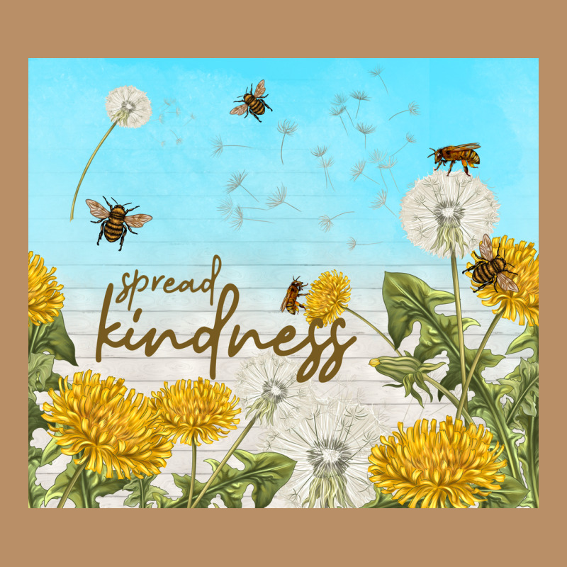 Spread Kindness With Dandelions Vintage Hoodie by TumblerDesignByShophia | Teevron