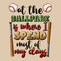 At The Ballpark Is Where I Spend Most My Days Heavyweight Sweatshirt | Teevron