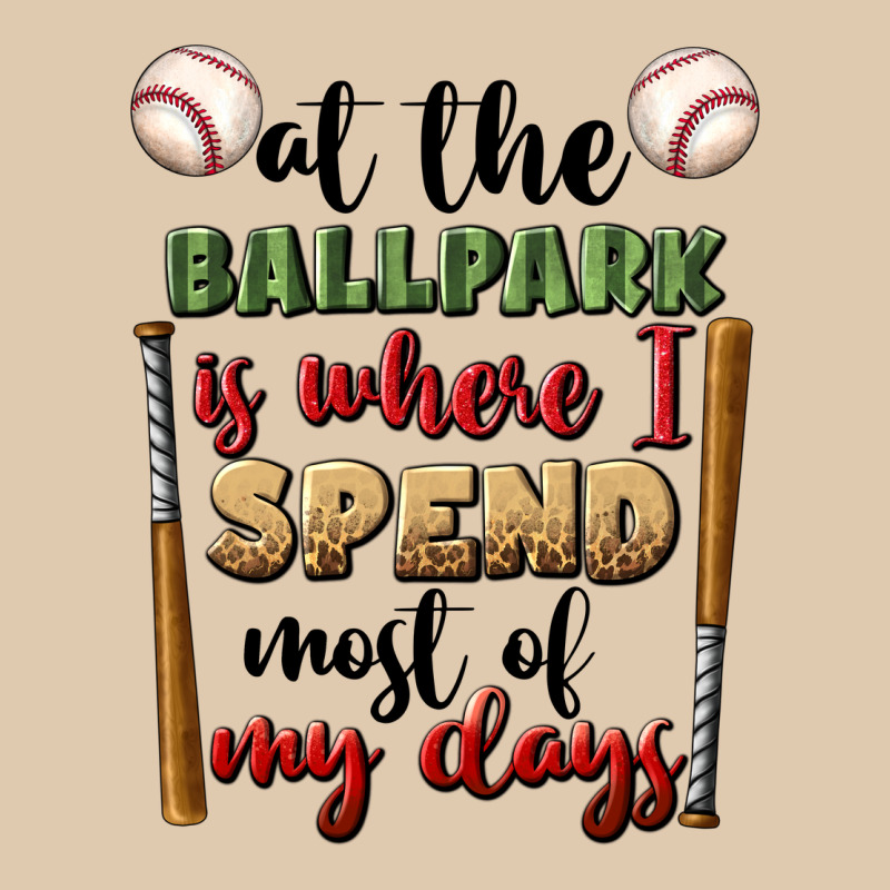 At The Ballpark Is Where I Spend Most My Days Heavyweight Sweatshirt by BundleAndBundleShop | Teevron