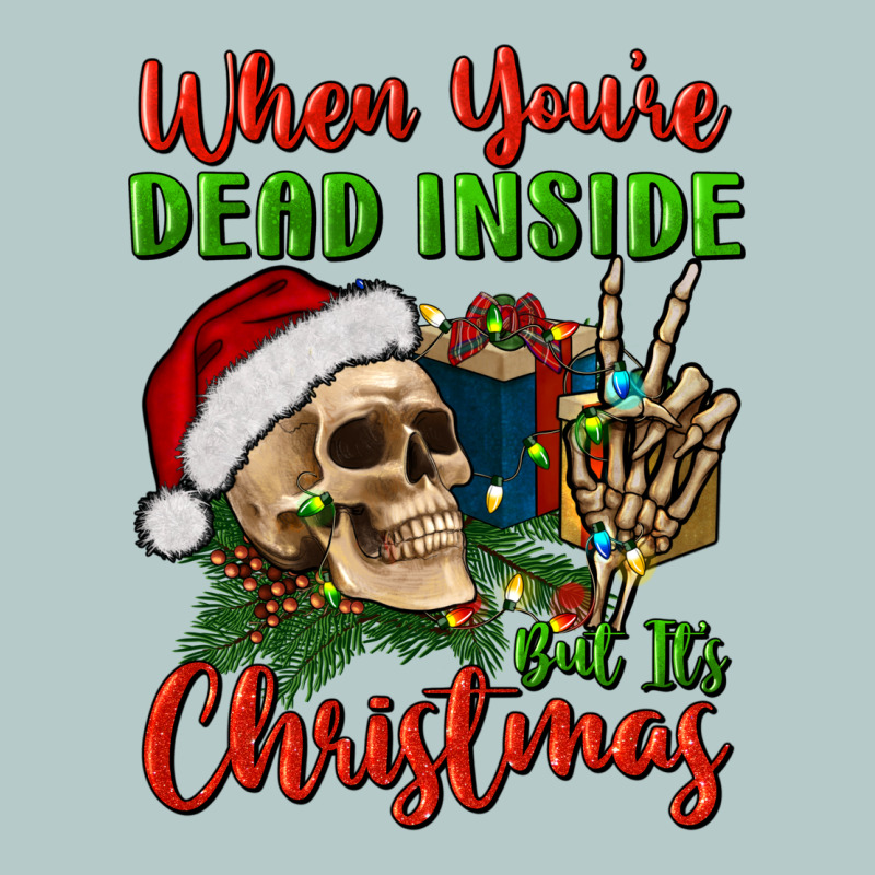 When You’re Dead Inside But It's Christmas Heavy Core Tee by BundleAndBundleShop | Teevron