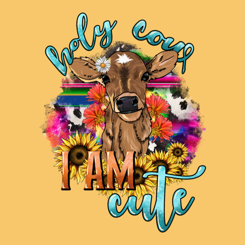 Holy Cow I Am Cute Baby Cow Vintage Hoodie by HowdyJamesFarm | Teevron