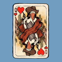Queen Of Hearts Cowgirl Urban Heavy Tee | Teevron
