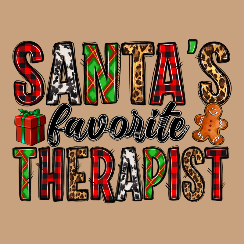 Santa's Favorite Therapist Vintage Tee by Jasminsmagicworld | Teevron