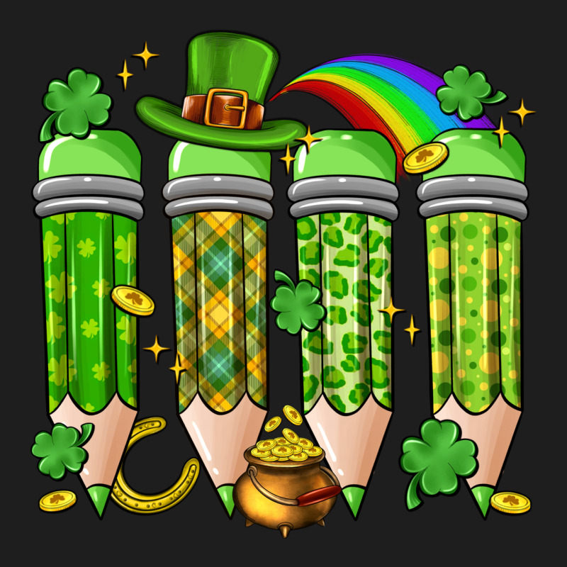 St. Patrick's Day Teacher Pencils Heavyweight Hoodie by Artiststas | Teevron