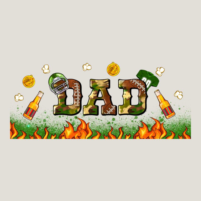 American Football Dad Libbey Glass Heavy Core Tee by BundleAndBundleShop | Teevron