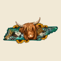 Tennessee Map Long Haired Cow Premium Tee | Teevron