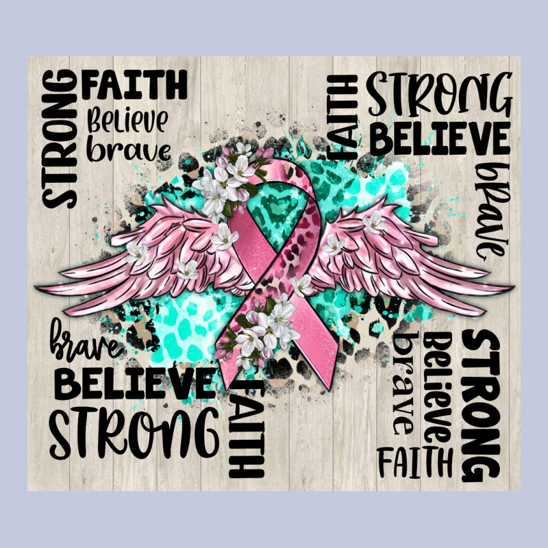 Cancer Ribbon With Angel Wings Long Sleeve Tee by CowGirlArtShop | Teevron