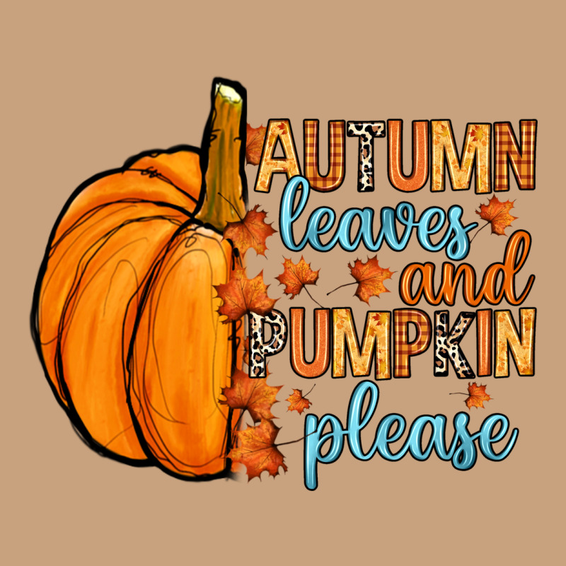 Autumn Leaves And Pumpkin Please Vintage Tee by RanaPortraitStore | Teevron