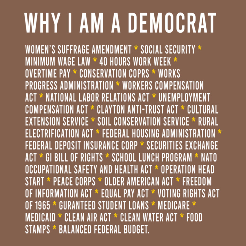 Why I Am A Democrat Cool Political Outfit For Democrats Long Sleeve Zipper Hoodie by lanVoArt | Teevron