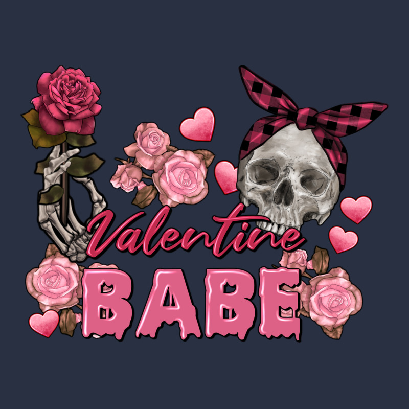 Valentine Babe Valentine's Day Skull Heavyweight Sweatshirt by FaDigitalArtStudio | Teevron