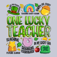 One Lucky Teacher Lucky Charm Heavyweight Hoodie | Teevron