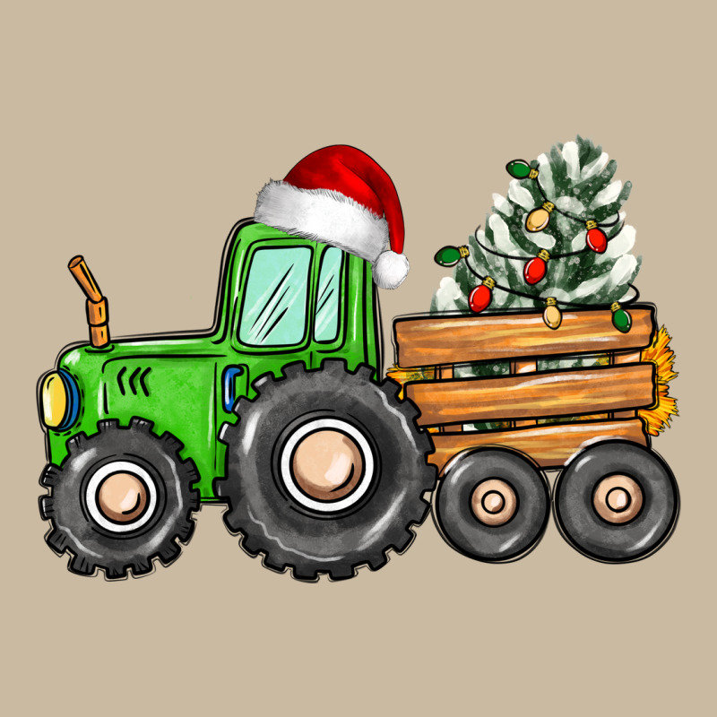 Christmas Tractor Long Sleeve Tee by CowGirlArtShop | Teevron