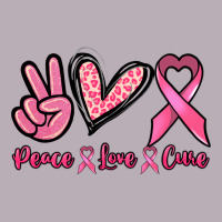 Peace Love Cure Cancer Awareness Vintage Tee | Teevron