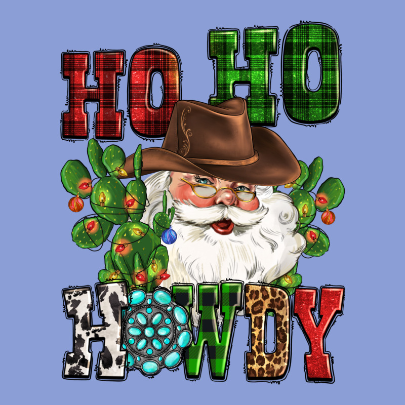 Ho Ho Howdy Santa Long Sleeve Tee by CowGirlArtShop | Teevron