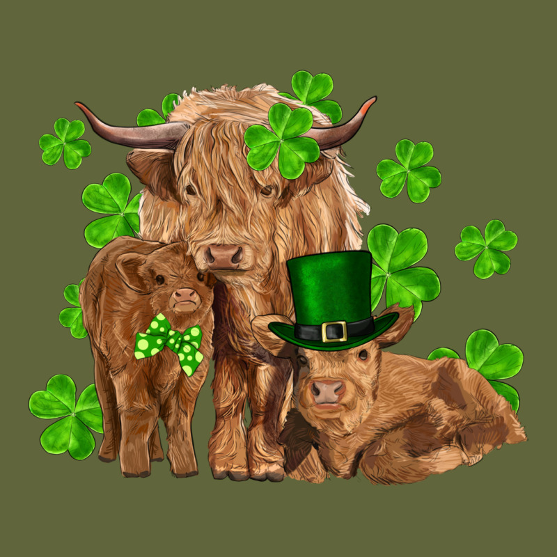 St Patricks Day Cow Family Classic Tee by RanaPortraitStore | Teevron