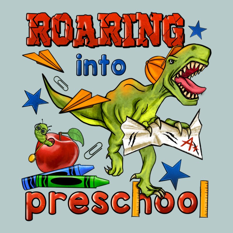 Roaring Into Preschool Heavy Core Tee by BundleAndBundleShop | Teevron