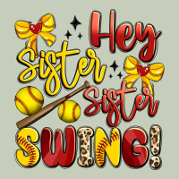 Hey Sister Sister Swing Softball Ladies Tee | Teevron