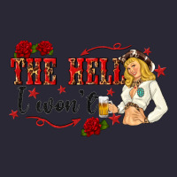 The Hell I Wont With Sassy Pinup Cowgirl Vintage Tee | Teevron