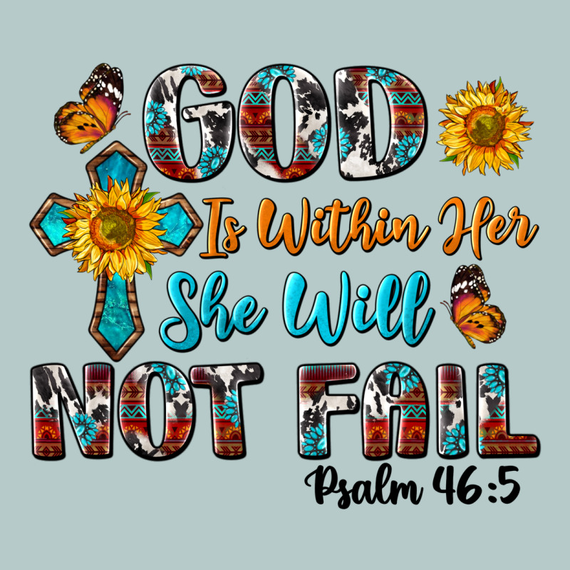 God Is Within Her She Will Not Fail Heavy Core Tee by BundleAndBundleShop | Teevron