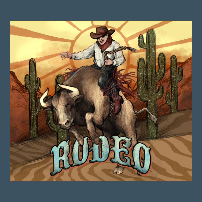 Rodeo Cowboy Bullfighter Western 20oz Skinny Urban Heavy Tee by HowdyJamesFarm | Teevron