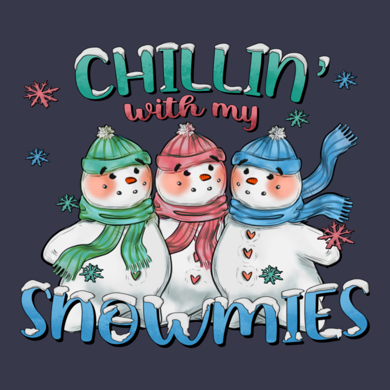 Chillin With My Snowmies Long Sleeve Tee by CowGirlArtShop | Teevron