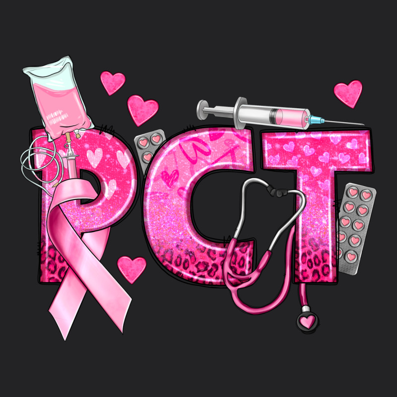 Breast Cancer Pct Patient Care Technician Vintage Tee by texasbilliewilder | Teevron