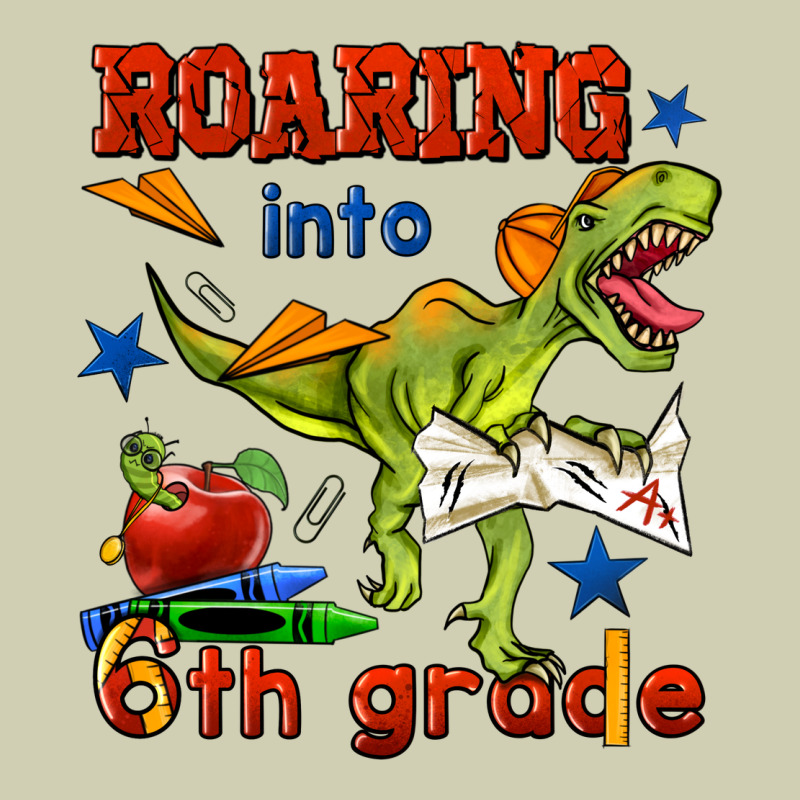 Roaring Into 6th Grade Heavy Core Tee by BundleAndBundleShop | Teevron