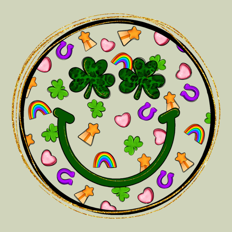 St Patrick S Day Smiley Face Heavyweight Hoodie by Artiststas | Teevron