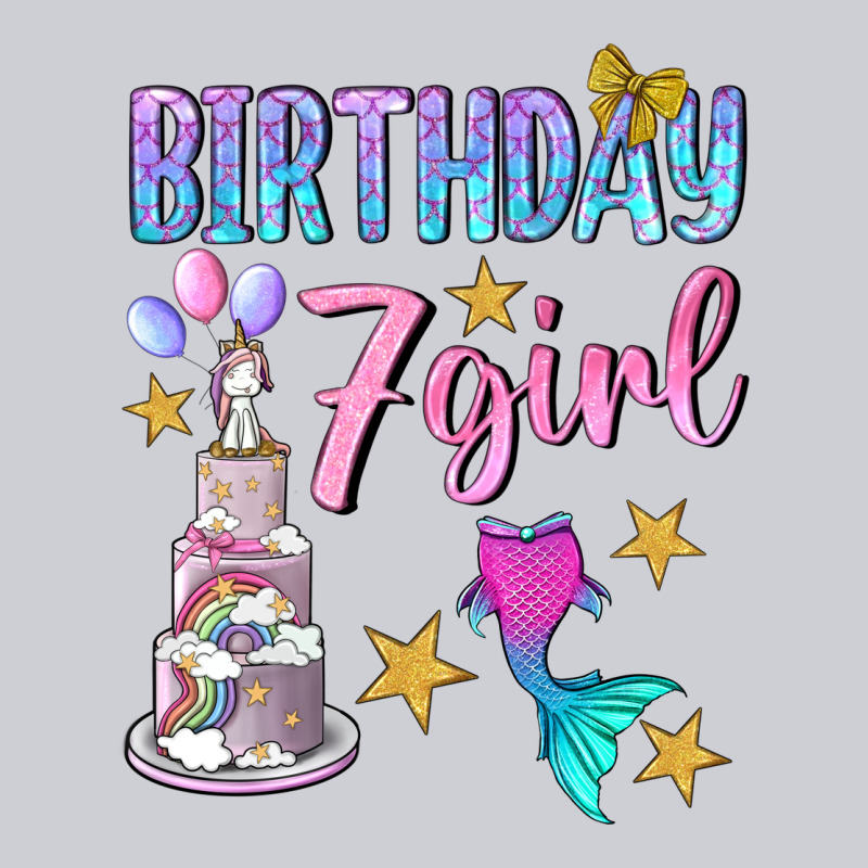 Birthday Girl 7 Heavyweight Sweatshirt by BundleAndBundleShop | Teevron