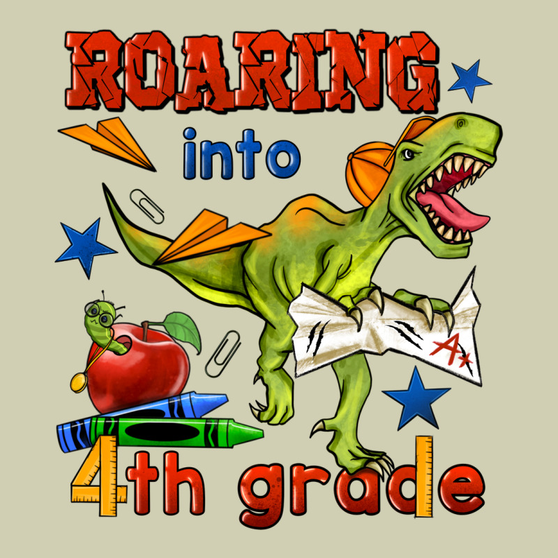 Roaring Into 4th Grade Heavy Core Tee by BundleAndBundleShop | Teevron